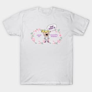 Cartoon Venn Kid 'I Want It!' By Abby Anime (c) T-Shirt